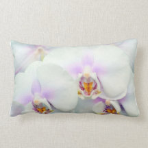 White Orchid Pillow