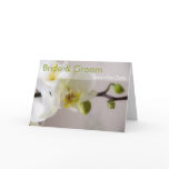 White Orchid Save the Date Card
