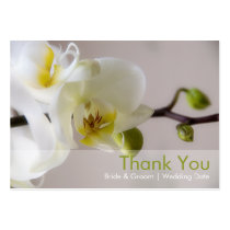 White Orchid • Wedding Favour Tag