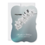 White Orchid - wedding invitation