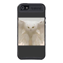 WHITE OWL IN FLIGHT SKINIT CASE iPhone 5 CASES