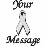 White/Pearl awareness ribbon - Customize