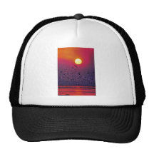 White Pelican in Haze Hat