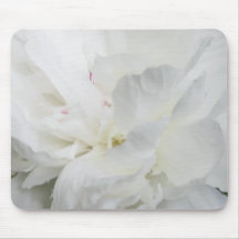 White Peony IMG_0865 Mousepads