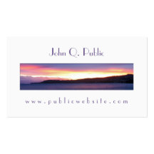 White Photo Frame Business Card