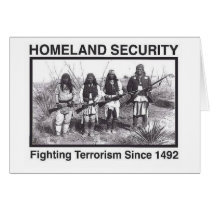 White Photo Indian Homeland Security Card