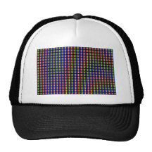 White Pixels Trucker Hats