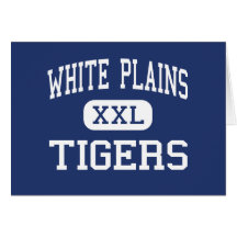 White Plains Tigers Middle White Plains Greeting Card