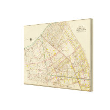 White Plains wards 2-3, New York Stretched Canvas Prints