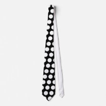 White Polka Dots Tie