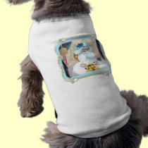 White Poodle Cupcake Tea Party pet clothing