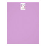 White Poodle in the Lilacs Art and Gifts Customized Letterhead