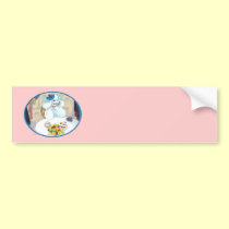 White Poodle Tea Party bumper stickers