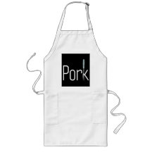 White Pork n' Fork Apron