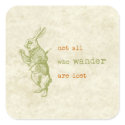 White Rabbit, Alice in Wonderland stickers