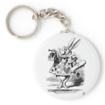White Rabbit as Herald Keychain