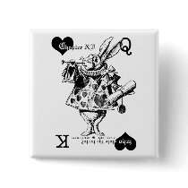 White Rabbit Button