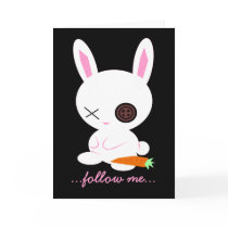 White Rabbit - Easter Bunny  card
