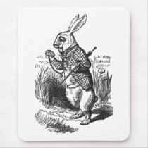 White Rabbit mousepads