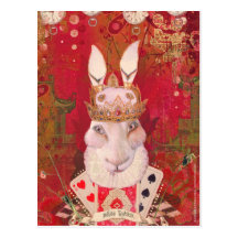 White Rabbit Post Cards
