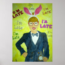 White Rabbit Poster