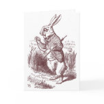 White Rabbit Shower Invitation Greeting Cards