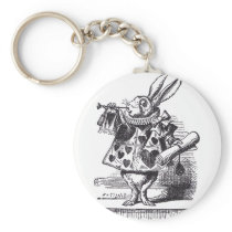 White Rabbit Trumpet keychains