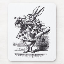 White Rabbit Trumpet mousepads