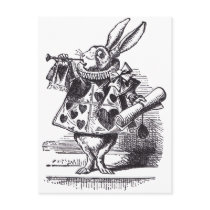 White Rabbit Trumpet postcards