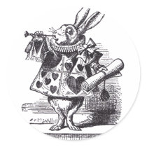 White Rabbit Trumpet stickers
