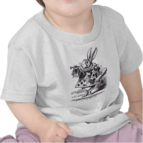 White Rabbit Trumpet t-shirts