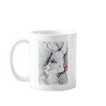 White Rabbits Mask Coffee Mugs