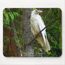 WHITE RAVEN & FOREST MOUSE PADS