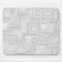 white retro tiles mousepads