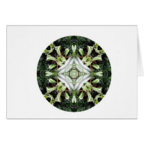 "White Rhodie" Mandala cards