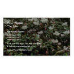 White Rhododendron Bush flowers Business Cards