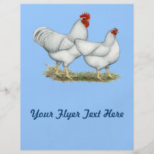 White Rock Chickens Custom Flyer
