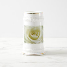 White Rose Beer Stein Mugs