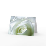 White Rose Formal Invitation Cards