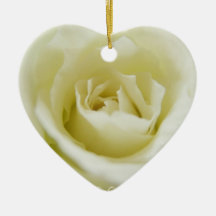 White Rose  Ornament