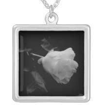 White Rose Pendants