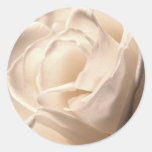 White Rose Wedding Envelope Seal Large stickers