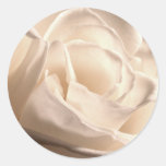 White Rose Wedding Envelope Seal Sticker stickers