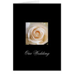 White Rose Wedding Invitation cards