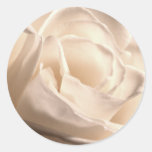 White Rose Wedding Invite Envelope Seal Sticker stickers