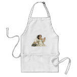 White Roses Bride Apron