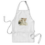 White Roses Bride Aprons