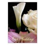 White Roses Wedding Invitation cards
