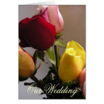 White Roses Wedding Invitation cards