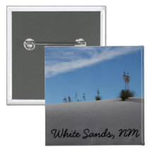 White Sand Dune Button